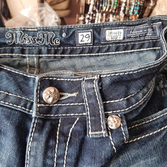 Miss Me Size 29 Boot Cut Height Adjustment - Picture 3 of 9